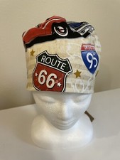 Surgical Scrub Caps-Cars-Route 66-Unisex