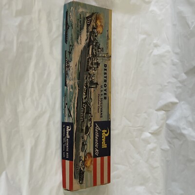Rare Revell H-305 1:300 USS The Sullivans Fletcher Class WW2 Destroyer 100%