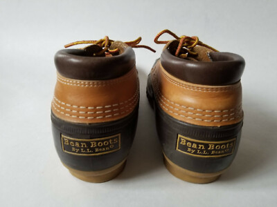 LL Bean Duck Boots Waterproof Low Rain Snow Brown Rubber  display picture 1