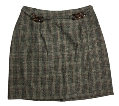 STRING BEAN Mini Checkered Skirt Women's Size  5