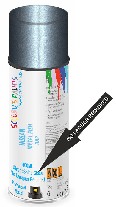 For Nissan Altima Hybrid Metal Fish Rap Spray Aerosol Direct Gloss Shine Paint
