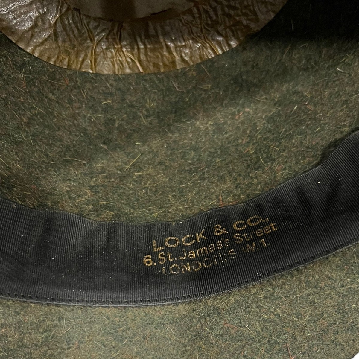 Lock & Co Hatters Green Felt Fedora Hat | eBay