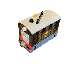 2002 Learning Curve Take Along Thomas  Friends Toby No. 7 Die Cast Train Car
