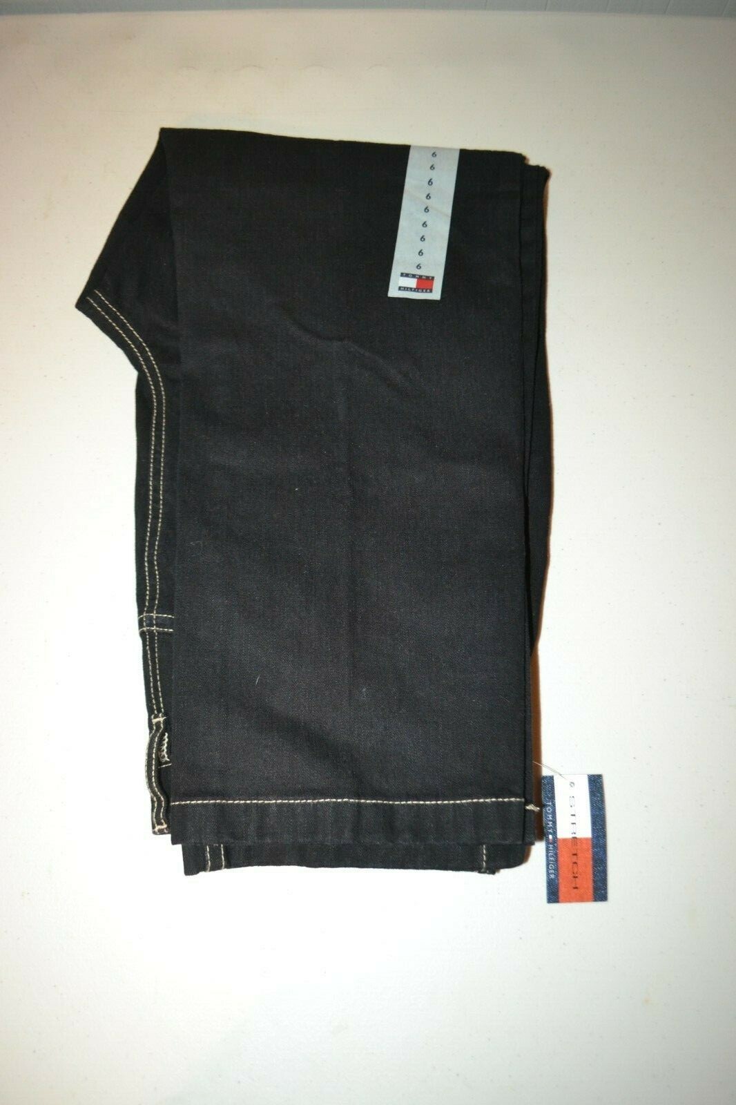 NWT Tommy Hilfiger Women's Stretch Cropped Black Denim Jeans Sz 6 thumbnail 10