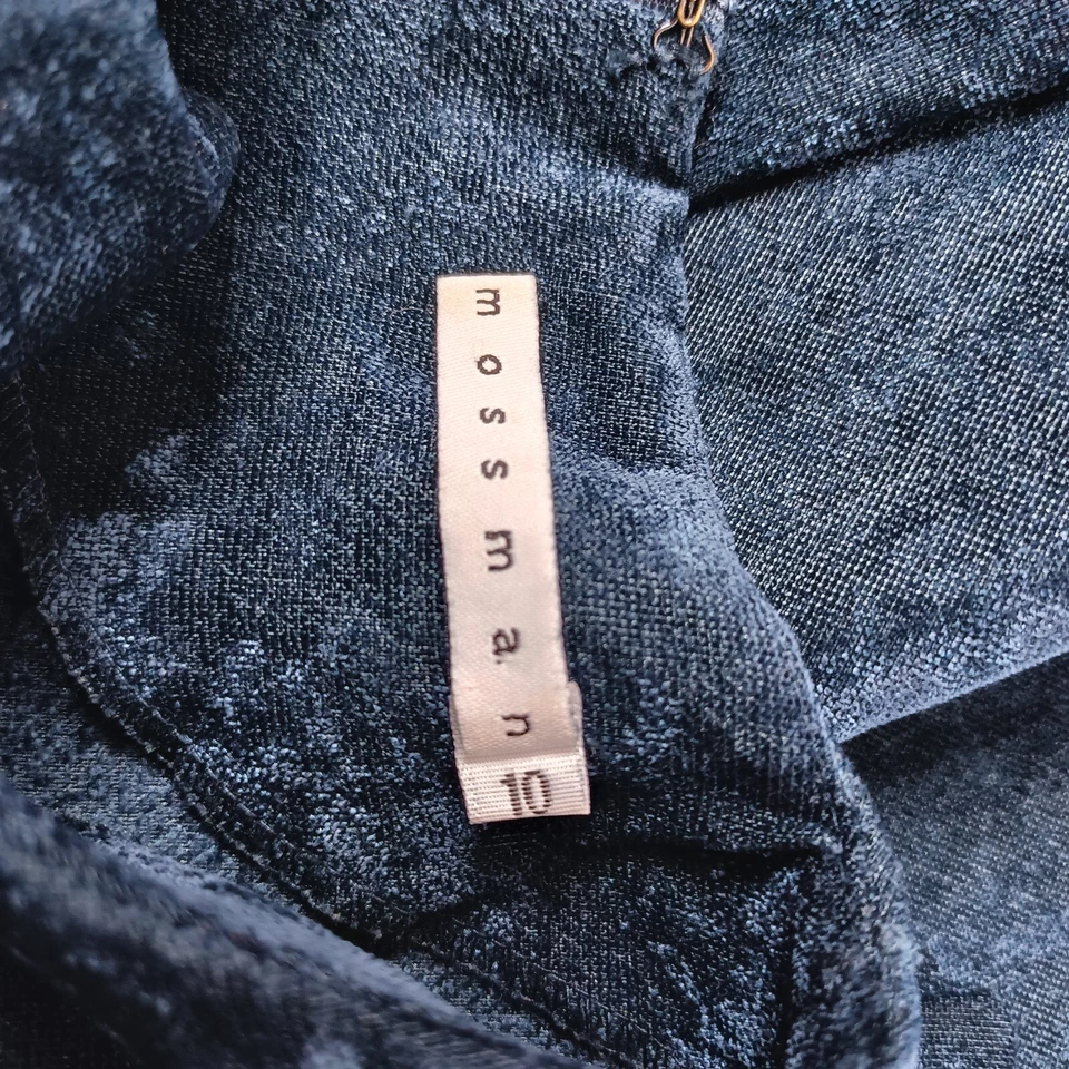 Mossman Calm Before The Storm Dress Size 10 Dark Green Longsleeve - image 4 of 4