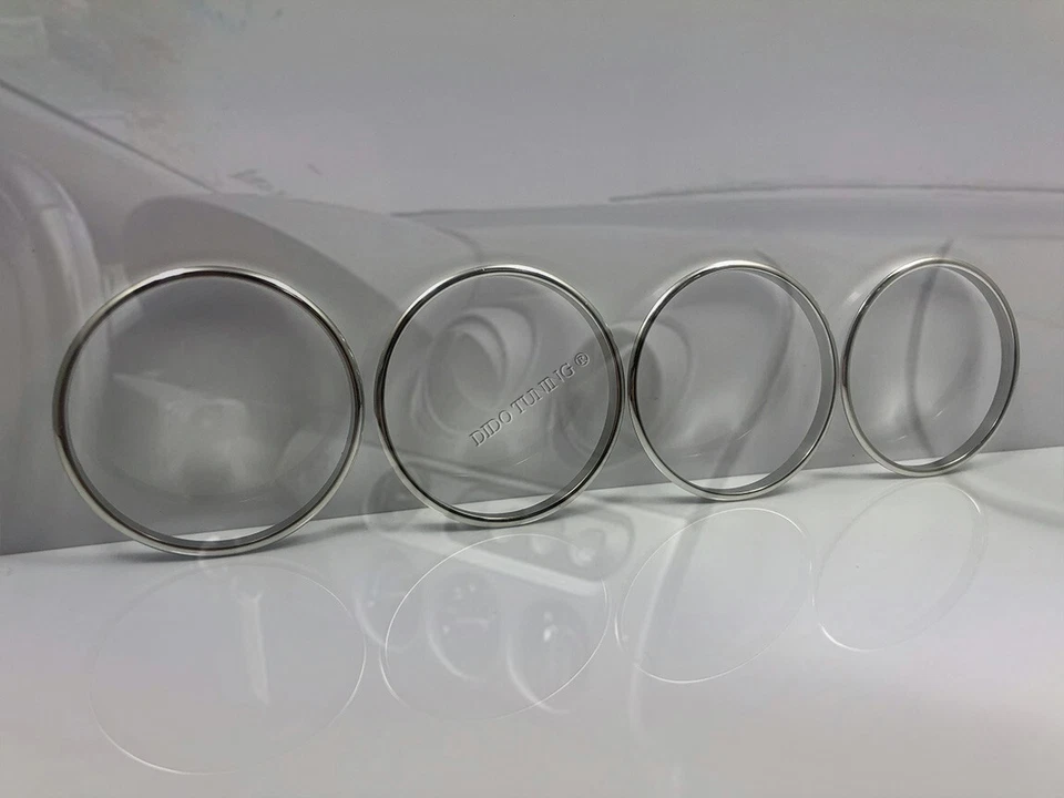 Anillos de ventilación de aire cromados pulidos de aluminio para Ford Cougar o Mercury Foto 3 de 4