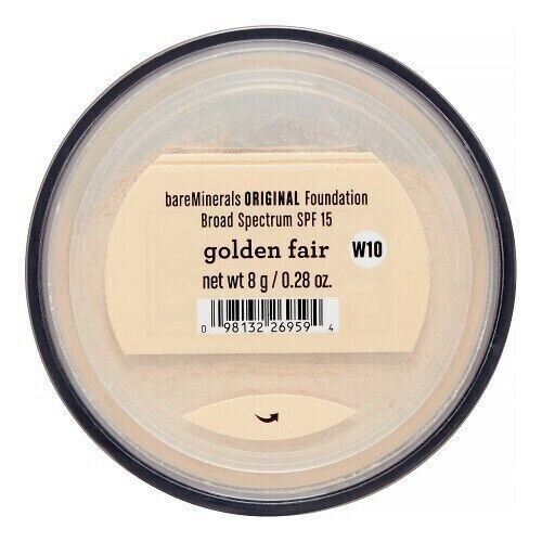 Bare Mineral's Foundation Golden Fair W10 8g | SPF15 Powder Fast Dispatch - Picture 1 of 1
