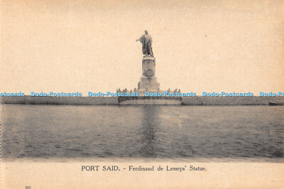 R467380 Port Said Ferdinand de Lesseps Statue Vitta
