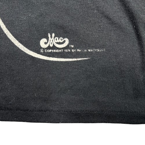 Vintage 70s Tuxedo Novelty Long Sleeve Tee T-Shirt Embellished Black Adult Small - Picture 6 of 7