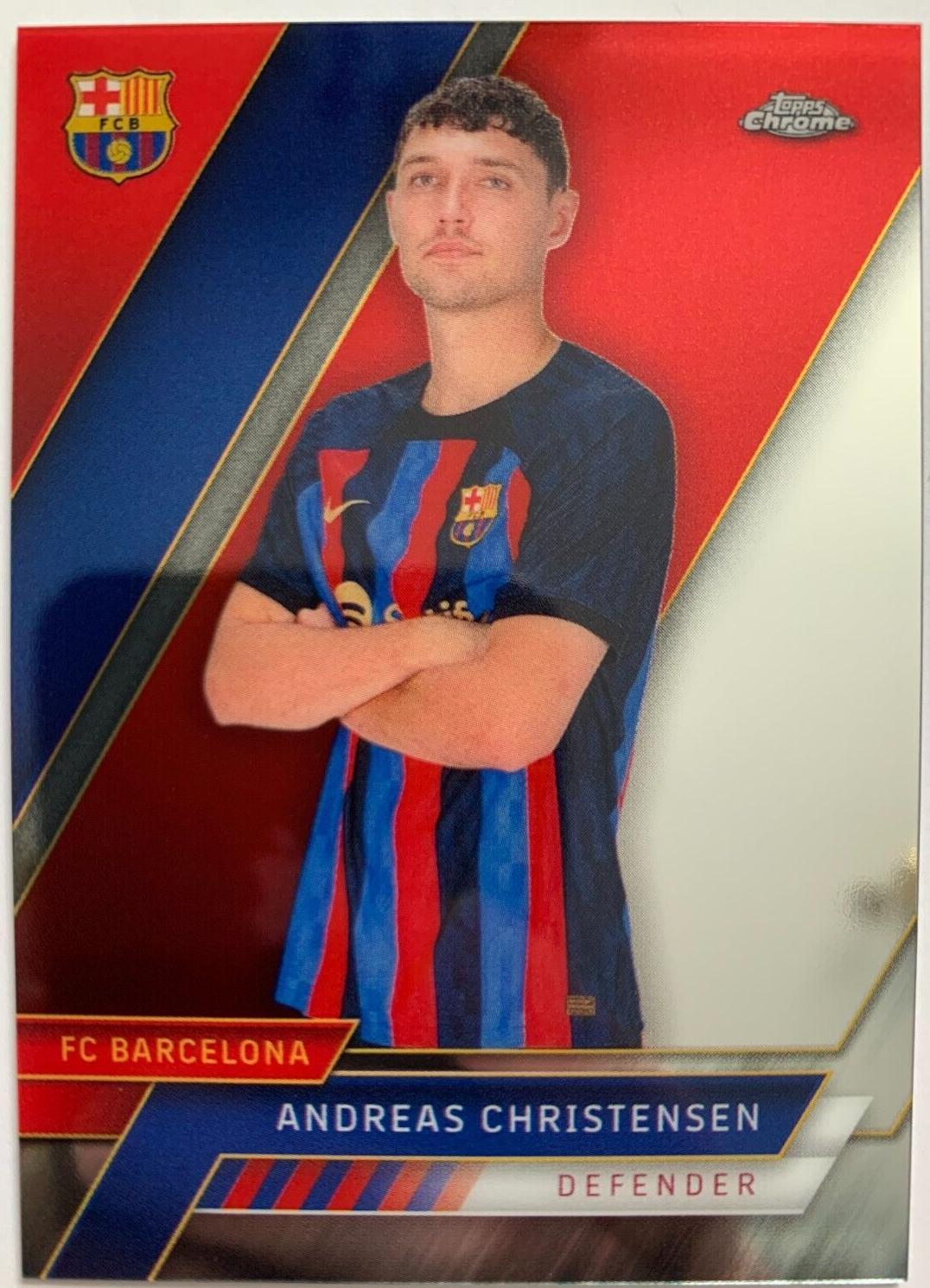 2022-23 Topps Chrome FC Barcelona Andreas Christensen #28 for sale