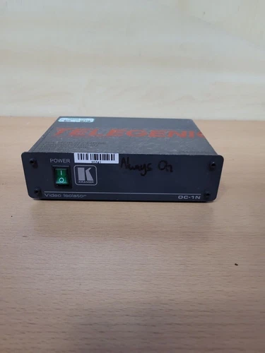 KRAMER OC-1N 1-CHANNEL VIDEO/SYNC OPTICAL ISOLATOR 