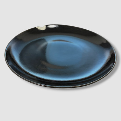 L'Objet Black Terra Dinner Plate