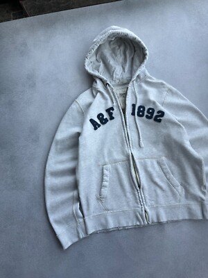 VTG Abercrombie & Fitch If6was9 Style Heavy Zip Hoodie | eBay