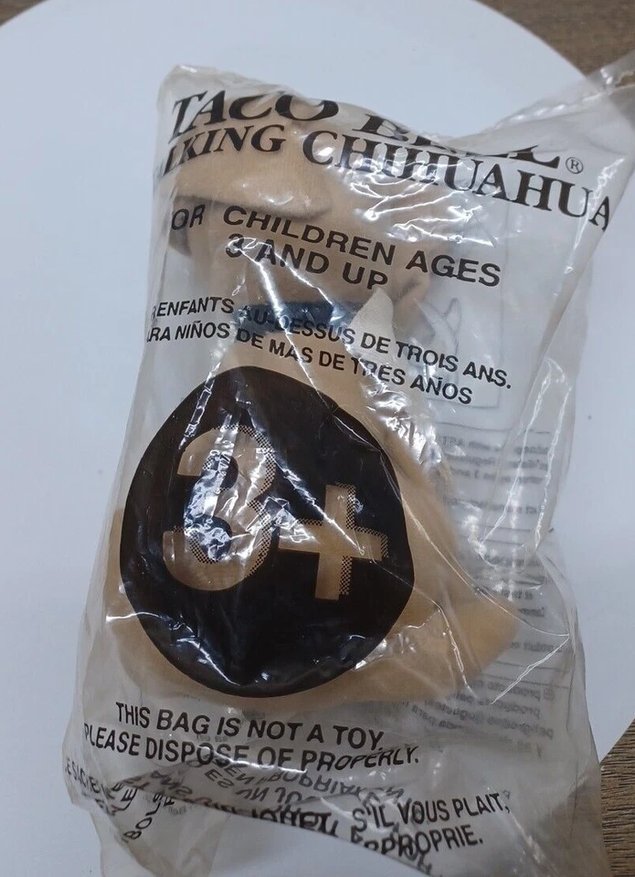 Chihuahua Dog  7'' Plush Stuffed Animal Toy Collectibles Taco Bell Hungry - Image 3 of 4