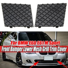 2x Für Bmw E60 E61 M Paket Mesh Gitter Grill Blende Vorne Stoßstange51117897186