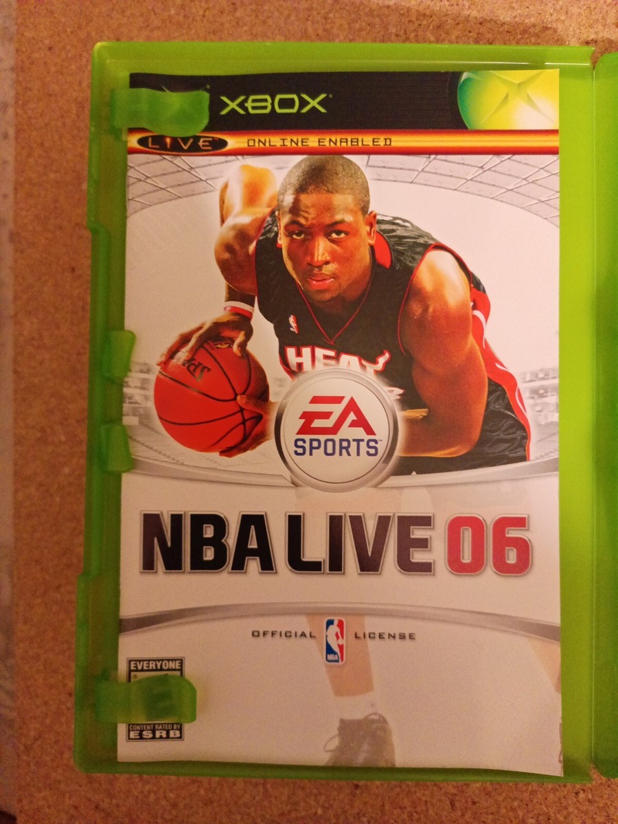 2005 X Box Live NBA Live 06 Dwayne Wade On Cover | eBay