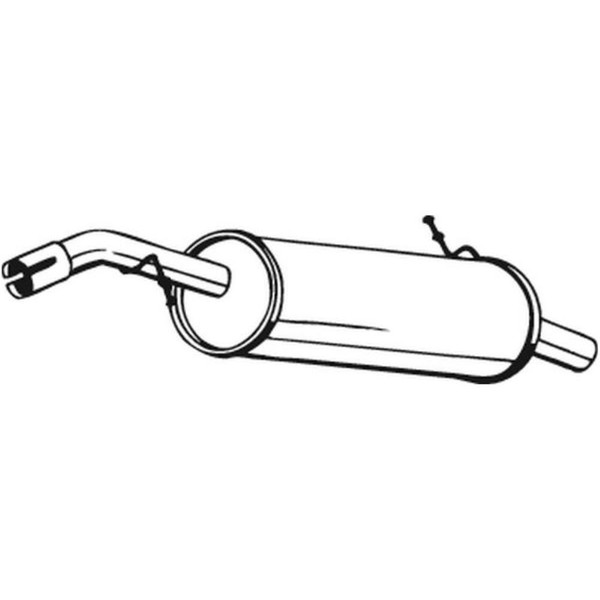 BOSAL Endschalldämpfer 190-053 für Peugeot 207