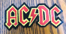 AC DC Embroidered Iron On Patch