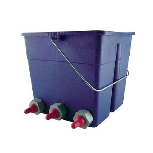 12L LAMB MILK FEEDER BUCKET 6 Teat Includes Non Return Valves & Teats Sheep