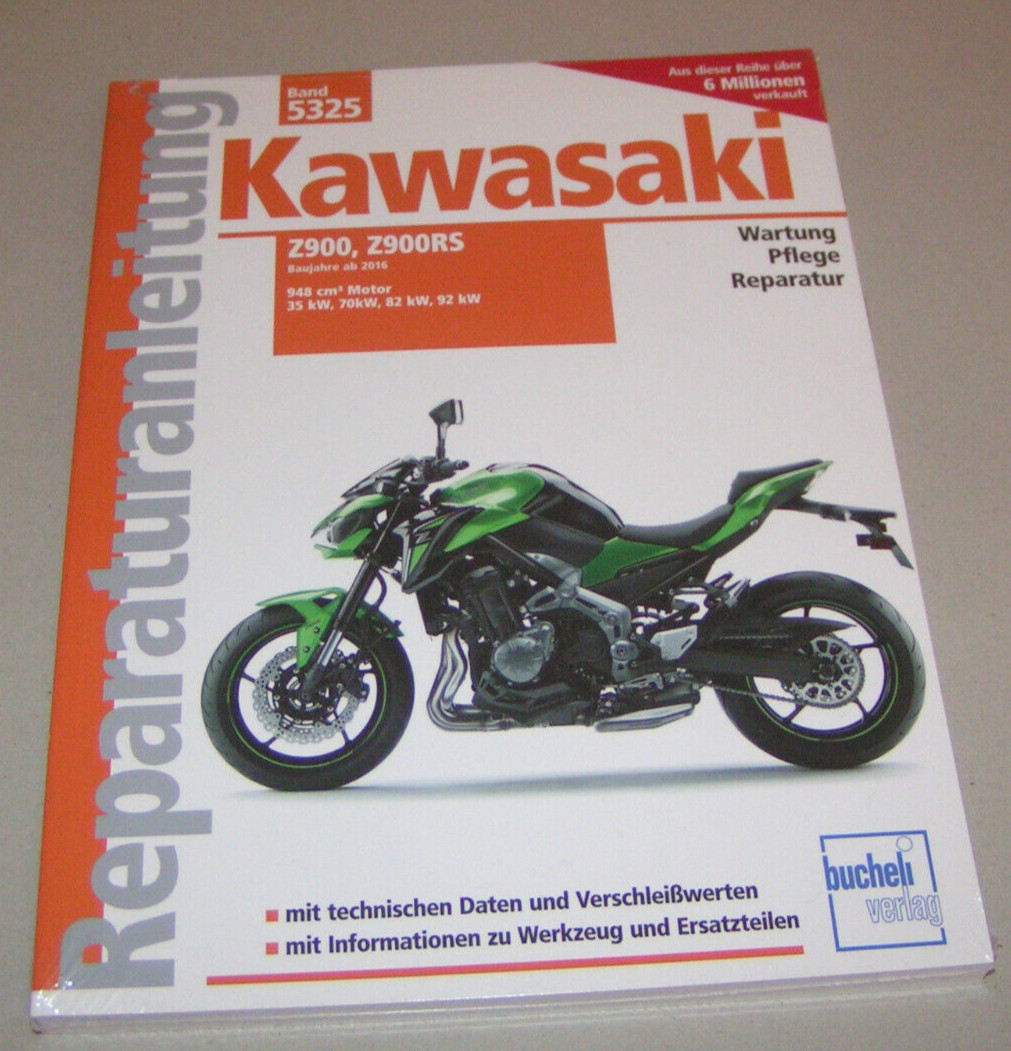Repair Manual - Kawasaki Z 900 / Z 900 RS - Model Years From 2016