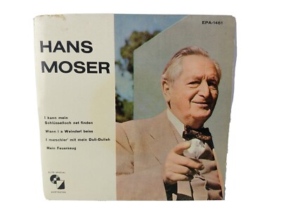 Rare Vtg Vinyl-Hans Moser   I Kann Mein Schlüsselloch Net Finden 7'' 45 - EPA1461