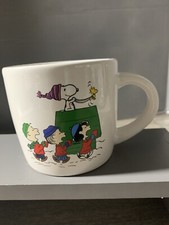 Peanuts Snoopy Christmas Stoneware Coffee Mug Tea Cup Modern Gourmet Foods 16 Oz