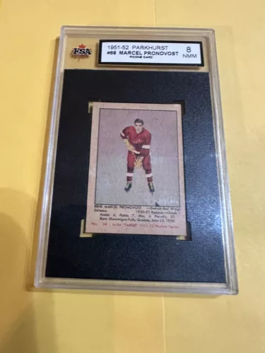 1951-52 Parkhurst RC #68 Marcel Pronovost -  NMM KSA 8