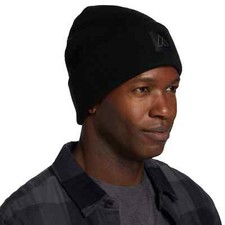 NWT Alpine Design Men's All Purpose Beanie Winter Hat Black One Size 4HL365