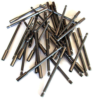 24 GOLIATH INDUSTRIAL 6'' MAGNETIC EXTENSION SCREW BIT HOLDER MSBE6 1/4'' HEX
