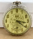 Antique 14K Gold Filled Gruen SemiThin 15j Pocket Watch - 1895