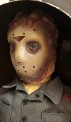 JASON DOLL- FRIDAY THE  13TH- BRAND NEW BOX DAMAGED, 21'' INCH TALL BOX 9'' INCH W