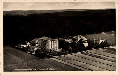 Ak Teichwolframsdorf in Thüringen, Erholungsheim, Panorama - 5020158