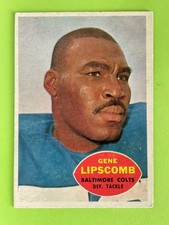 Gene Lipscomb 1960 Topps Football Card #10 - Baltimore Colts