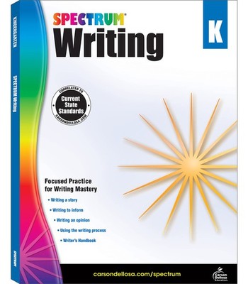 Spectrum Kindergarten Writing Workbook, Ages 5 to 6, Grade K Writing Workboo...