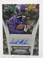 2014 Panini Prizm Jerick McKinnon Rookie Auto Autograph Camo #090/150 #AR-JK