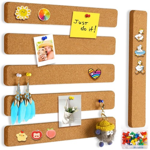 Frameless Pushpin Cork Board Hanging Thumbtacks Board Photos Wall Decor