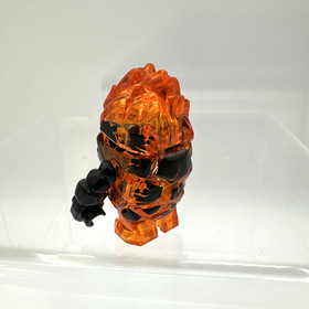 Lego Power Miners Translucent Orange Minifigure: Rock Monster- Firax 8189 8191