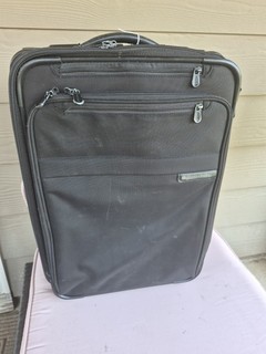 Briggs & Riley 22" X 15" Black Expandable Carry On Suitcase