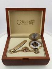 Colibri Pocket Watch with Knife - New Untested - Engraved