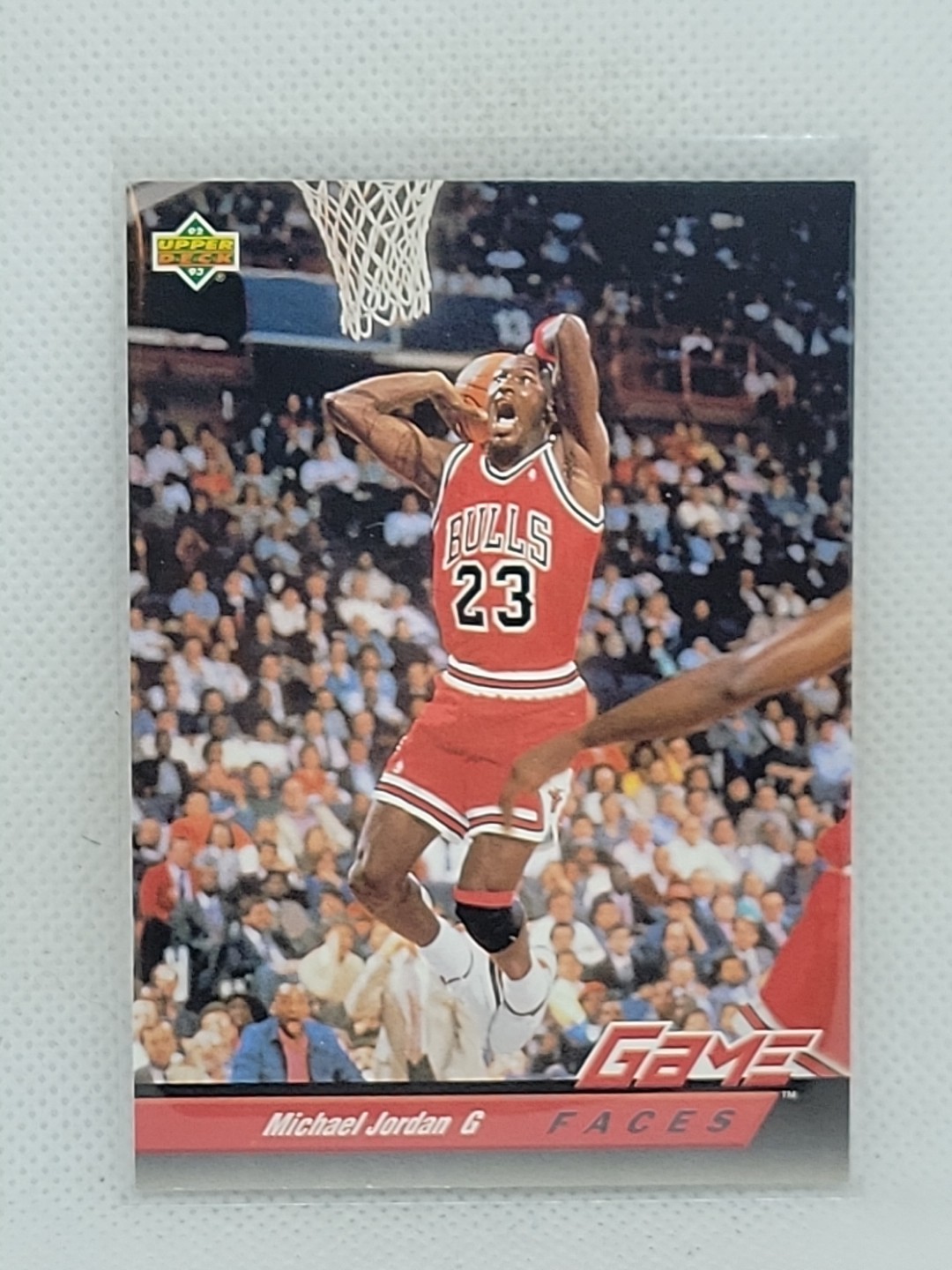 Michael Jordan 1992/93 Upper Deck Basketball Game Faces  #488 NrMt