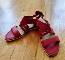 ECCO Womens Touch European soft red leather s...