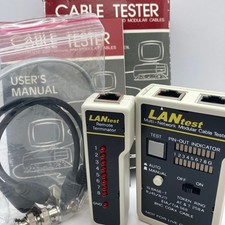Cable Lan Enhanced Network Cable Tester Terminator Zipper Case Nos