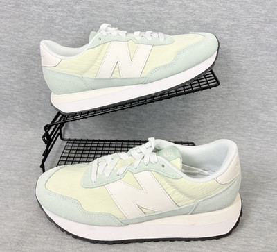 New Balance 237 Lifestyle Sneakers Womens 9 M Green Mesh Walking Comfort  Retro