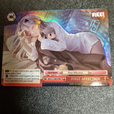 Weiss Goddess of Victory Nikke First Affection RRR NIK/S117-E081R NM English