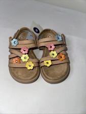 Cat And Jack Brand New With Tags Floral Sandals Size 6