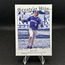 2026 Topps Series 1 Baseball - Bobby Witt Jr. GH-18 - 2025 Greatest Hits