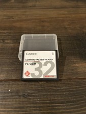 Canon Compactflash Memory Card FC-32M 32MB Camera w/ Case