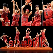 15" Slam Dunk Shohoku Sakuragi Hanamichi Rukawa Kaede Action Figure Statue Model