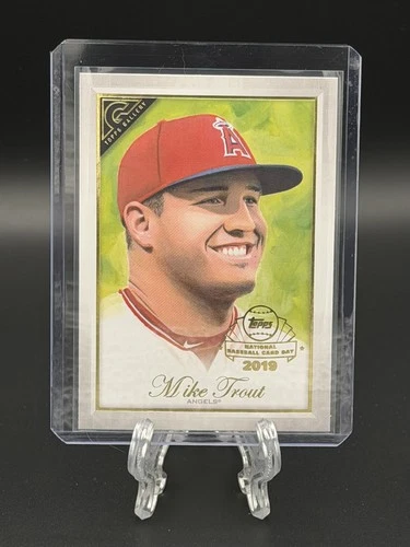 2019 Topps Gallery National Baseball Card Day - Mike Trout, #GP-MT