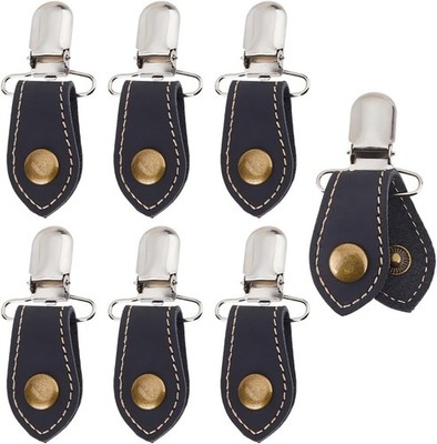 6Pcs Pant Leg Clamp Jeans Pant Leg Clamps Straps Clips Holder Motorcycle Shoe...